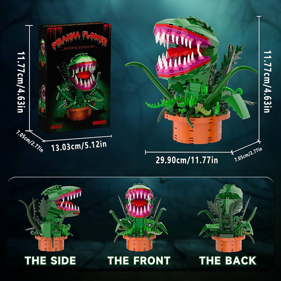 Amazon.com: Audrey 2 Cannibal Flower Building Block Set